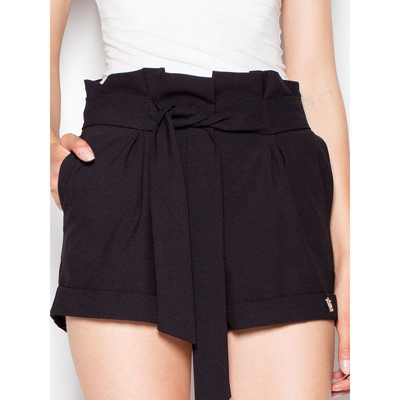 proWomen's High-Waist Cuffed Shorts Elegant Design_Shorts for Women, Crop Pants