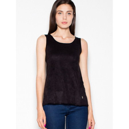 proLight Suede Shoulder Blouse - Chic, Versatile & Comfortable_ Tops