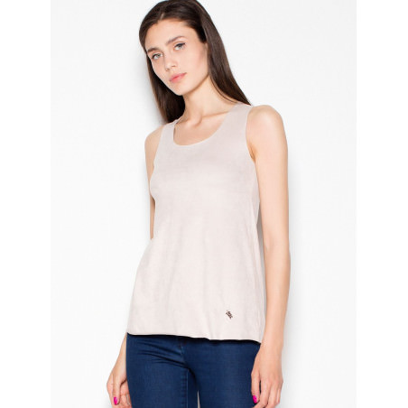 proLight Suede Shoulder Blouse - Chic, Versatile & Comfortable_ Tops