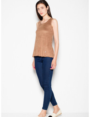 Light Suede Shoulder Blouse - Chic, Versatile & Comfortable