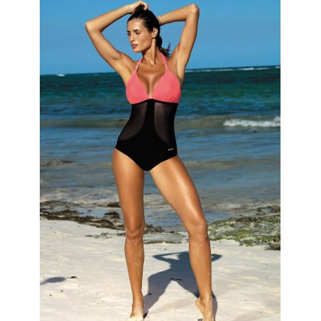 proTulle Side Monokini Swimsuit Push Up Support_One-Piece Swimsuits, Swimming Costumes for Women