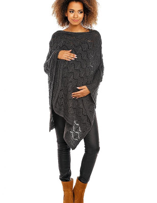 Openwork Poncho, Oversized Chic Autumn Wrap