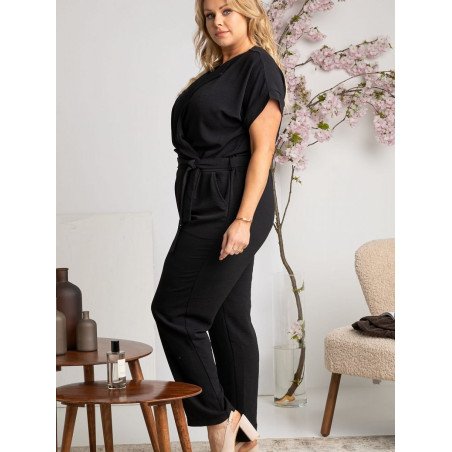 Farida Plus Size Envelope Jumpsuit - Elegant and Versatile Women's Suit