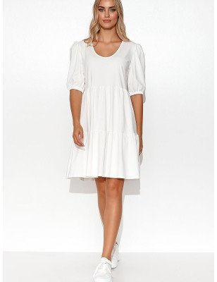 Casual Knit Dress with Girlish Allure