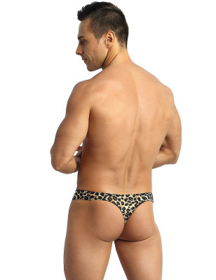 Insanely Elegant Men's Leopard Print Thong - Seduction in Good Taste

In this case, the final product title would be: "Elegant M