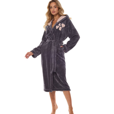 **Final Product Title:**

"Women's Hooded Dressing Gown | Soft Polyester | Knee-Length | Comfortable Fit"