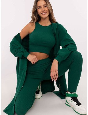 Comfort & Style Women's Hoodie, Top & Leggings Set - Daily Sporty Look