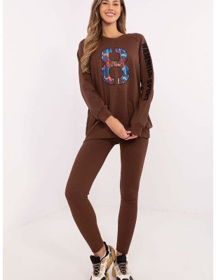 Comfortable Women's Sweatshirt and Leggings Set | Cotton Blend | Stylish Design